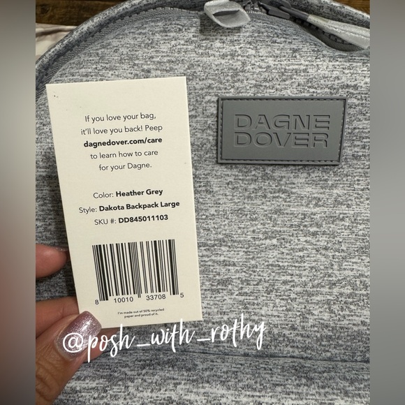 Dagne Dover Large Dakota Neoprene Backpack, NWT - Picture 6 of 14